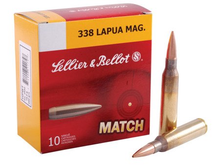 Amunicja .338 Lapua Magnum S&B HPBT 16.2g/250gr (10 szt.)